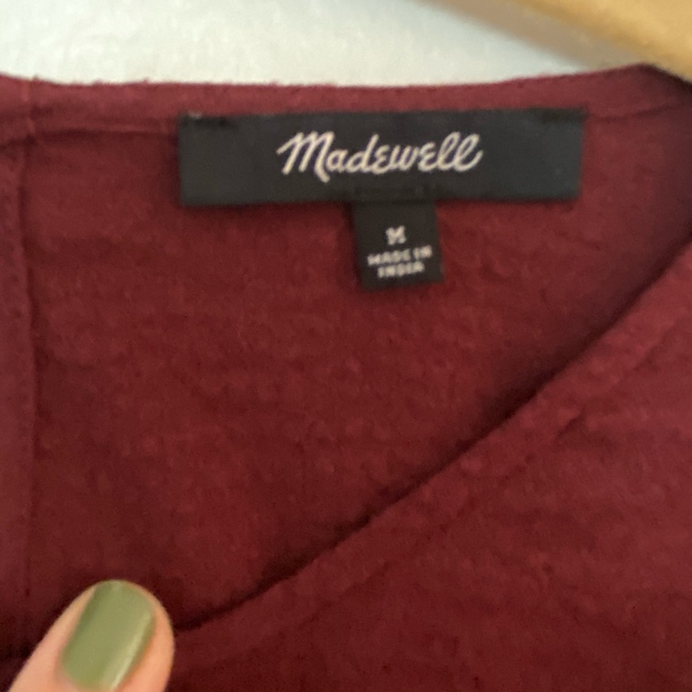Madewell Ruffle Front Top - Picture 5 of 6